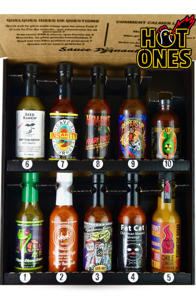 10 Sauces Hot Ones